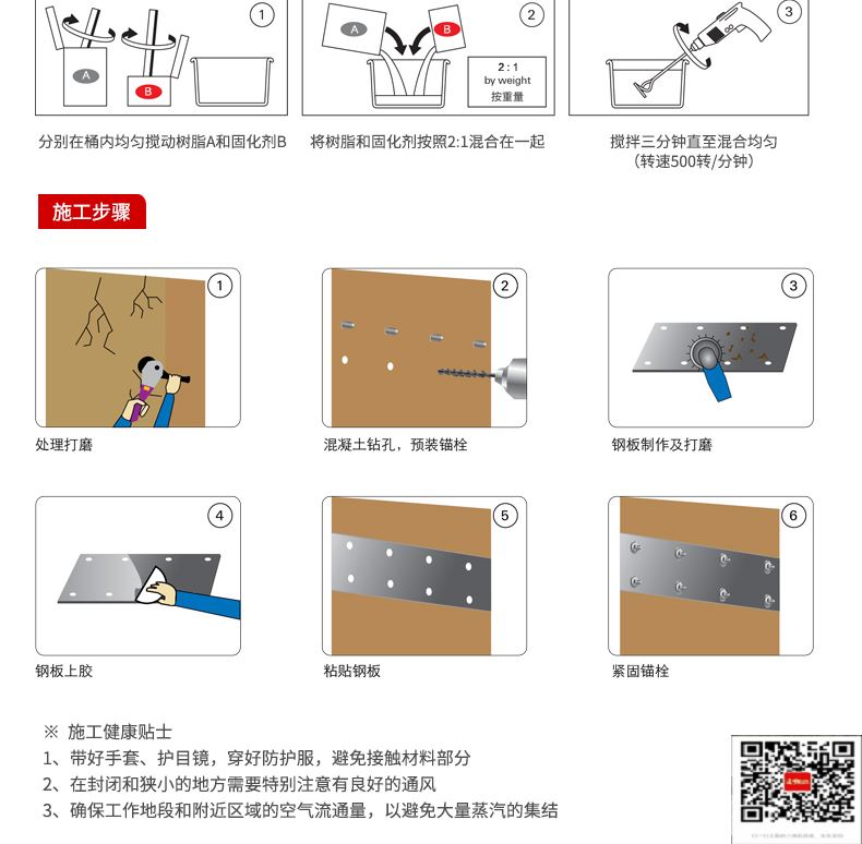 包钢长阳粘钢加固施工过程